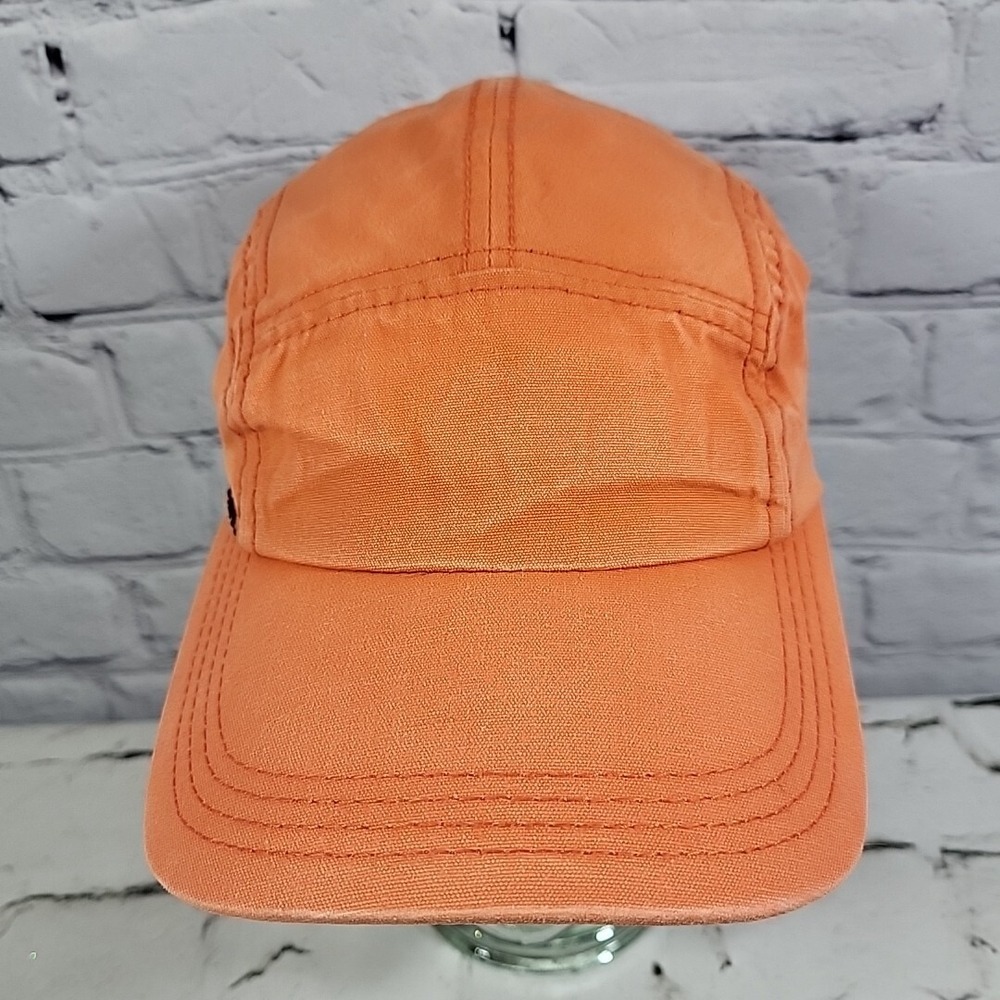 Dravus‎ Hat Mens Orange Canvas One Size Adjustable Outdoor Ball Cap